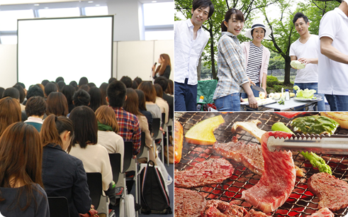 インドア研修とBBQ